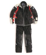 BMW MEN&#39;S Motorrad Rallye Black/Red Jacket and BLACK/GREY PANT Motorcycl... - €383,79 EUR