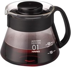 Hario V60 360ml Glass Range Coffee Server - Black (Open Box) - $9.89