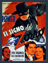 Designer decoration Poster.Sign of Zorro.Spanish movie.Room Home decor.q181 - £14.24 GBP+