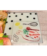Set Of 2 Kate Spade Food Prep Glass Boards - $54.92 CAD