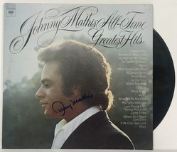Johnny Mathis Signed Autographed &quot;All-Time Greatest Hits&quot; Record Album - COA Car - £39.32 GBP