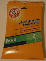 Bissell Arm &amp; Hammer odor eliminating vacuum cleaner bags pack of 3 - £6.12 GBP