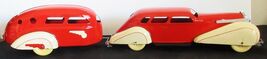 Wyandotte Metal Car with Air Stream Trailer Circa 1930's - $1,995.00