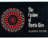 Casinos of Puerto Rico Gaming Guide La Concha Hotel 1970&#39;s San Juan  - £26.03 GBP