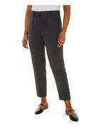 Mario Serrani Womens Dress Pants Gray Grey Ankle High-Rise Pleated Pocke... - $76.67 CAD