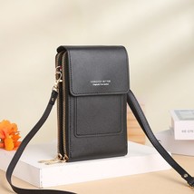 Women Touch Screen Mobile Phone Bag Multifunction Anti-theft Brush Female Purse  - £28.14 GBP