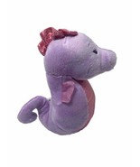 Baby Ganz Lavender Shiny Pink and Purple Coastal Sea Horse Rattle Lovey ... - £7.69 GBP