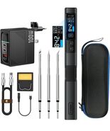 FNRSI Soldering Iron Kit 100W with 3 Soldering Tips, Upgraded HS-02B Smart Di... - $69.18