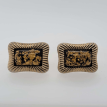 Vintage Hickok, Monte Carlo Gold Flake Cuff Links - $49.00