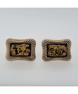 Vintage Hickok, Monte Carlo Gold Flake Cuff Links - $67.58 CAD