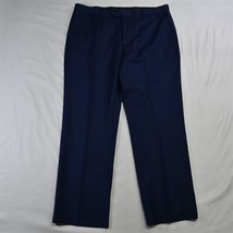 Mantoni 36 x 30 Blue Wool Silk Super 140s Suit Slacks Mens Dress Pants - £15.92 GBP