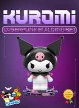 ✅ Official Sanrio TopToy LARGE 12&quot; Kuromi Cyberpunk Building Blocks Set Toy NEW - £209.51 GBP