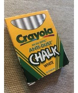 Vintage Crayola Anti Dust White Chalk - 8 sticks - £3.92 GBP