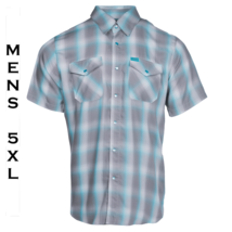 Dixxon Flannel - Bisbee Bamboo Shirt - Short Sleeve - Men&#39;s 5XL - $59.39