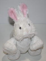 Webkinz Easter Bunny Rabbit 8&quot; HM078 White Eyelash Plush Soft Basket Toy... - $9.77