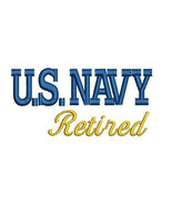 US NAVY USN Retired Embroidered Polo Shirt - $664.31 MXN+