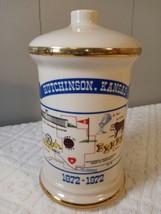 McCormick Whiskey Decanter Vtg 1872-1972 Hutchinson KS Centennial Ceramic 8" - $23.33