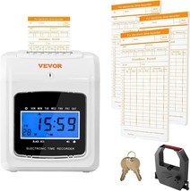 VEVOR Punch Time Clock, Time Tracker Machine for Employees of Small Business, 6 - £119.09 GBP
