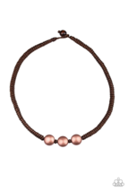 Paparazzi Pedal To The Metal Copper Urban Necklace - New - £3.53 GBP
