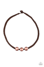 Paparazzi Pedal To The Metal Copper Urban Necklace - New - $4.50