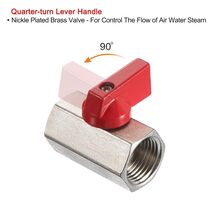 10pcs Brass Mini Ball Valve, Shut Off Switch Valve 1.3cm X Socket-
show ... - $54.50