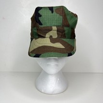 US Army Issue Cap Hat Woodland Camo Green Brown Camouflage XX Small Genuine  - £10.52 GBP