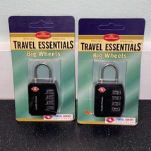 Travel Essentials Luggage Locks Lot of 2 Travel Sentry 4-Dial Combo NEW - $2.43