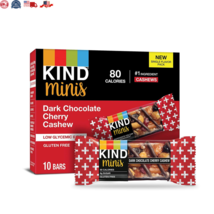 KIND Minis, Dark Chocolate Cherry Cashew, 7 Oz (Pack of 10) - £10.61 GBP
