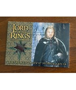 2002 LOTR Lord Of The Rings FOTR Fellowship Boromir's Cloak costume relic card - $147.51