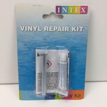 Intex Vinyl Repair Kit Set 2 21 Sq In Sheet .2 Oz Tube Vinyl Cement - £7.98 GBP