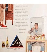 1952 Milwaukee Blatz Brewing Co Beer Advertisement Brewery Modern Times ... - €25,73 EUR