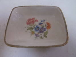 Vintage Fine China Porcelain Floral Design Butter Dish Bowl - £7.82 GBP