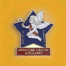 American Legion Auxiliary Pin Vintage Wichisaw Membership - £9.83 GBP