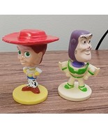 Lot of 2 DISNEY Pixar Bobble Head Figurines KELLOGGs TOY STORY Jessie &amp; ... - £2.98 GBP
