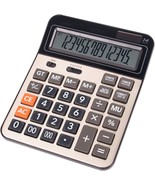 Meichoon Solar Battery Calculator Dual Power Large Standard Function Des... - $61.70 CAD