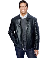 Excelled Men&#39;s New Zealand Lambskin Leather Classic Open Bottom Jacket, ... - $137.72+