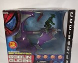 Vintage 2005 Toy Biz Marvel Spider-Man 2 Battle Attack Goblin Glider Veh... - £42.99 GBP