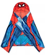 Disney Marvel Spider-Man Hooded Costume Soft Fleece Blanket Throw Wrap - $393.53 MXN