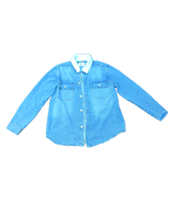 Mens Madden NYC Medium Denim Jeans Jacket Sherpa Collar Light Wash Fall ... - $27.83 CAD