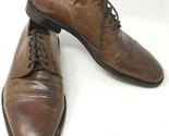 J Murphy 12 M Distressed Brown Leather #59 11056 Johnston Oxford Toe Cap... - $31.63