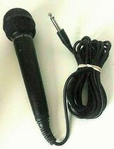 Microphone Long Cord Plug in On/Off Switch High Grade Low Noise 9" Gray ... - $24.70