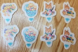 8 Vintage Bakery Bites Styrofoam Easter Spring Bunny Duck Chick Cupcake ... - €13,51 EUR