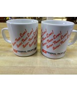 Pair Federal Pacific Reliance Electric Coffee Mugs FRE Better Than Ever - $19.79