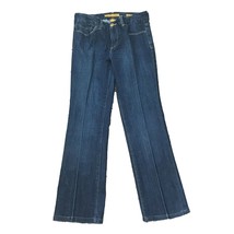Seven 7 Womens Jeans Size 98 Boot Cut Stretch Blue Denim Back Pocket Sti... - $11.88