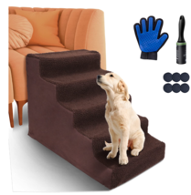 Topmart Plastic Dog Stairs, Pet Dog Steps Ladder for Couch Bed Non-Slip Dog Cat - £23.36 GBP