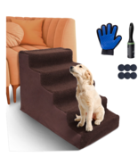 Topmart Plastic Dog Stairs, Pet Dog Steps Ladder for Couch Bed Non-Slip ... - £23.65 GBP