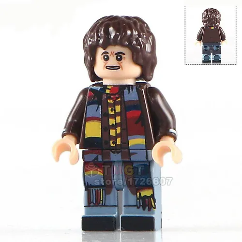 Mbricks Doctor Who (4th Dr. Who) Minifigure Custom Toys - £4.60 GBP