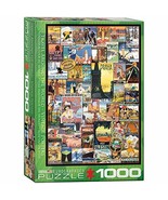 EuroGraphics Travel The World Vintage Ads Jigsaw Puzzle (1000 Piece) - $29.69