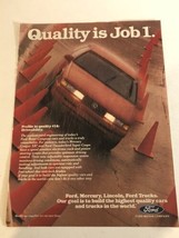 1990s Ford Motor Company Vintage Print Ad Advertisement pa11 - £5.20 GBP