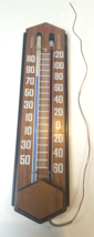 Vintage Sunbeam #7903 Indoor Outdoor Fahrenheit Celsius Thermometer Made... - £20.18 GBP